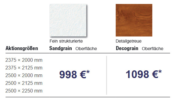 Hörmann Aktion 2017 bei Quante Südkirchen